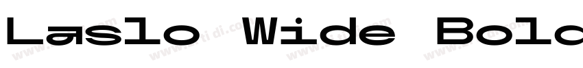 Laslo Wide Bold字体转换